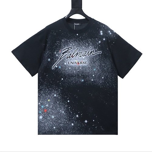 Balman 26SS Cosmic Starry Sky Graffiti Short-Sleeve T-Shirt