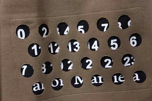 Maison Margiela 26SS Small Label Calendar Shorts