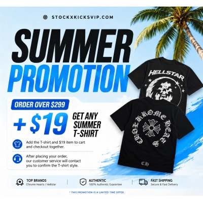 Orders over $299 + any $19 T-shirts 01