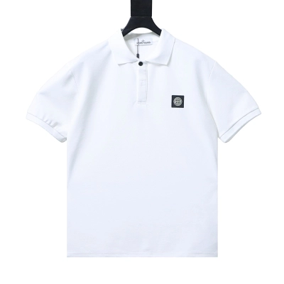 Stone Island 25FF Classic Knit Polo Shirt 01