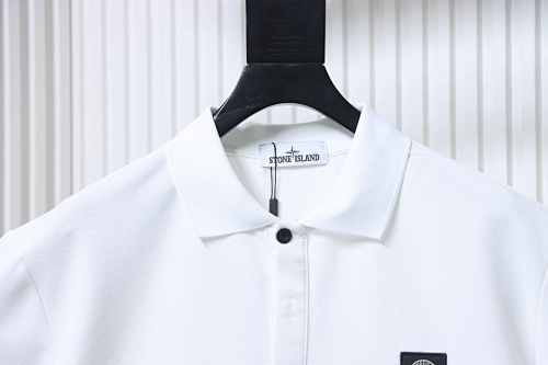 Stone Island 25FF Classic Knit Polo Shirt