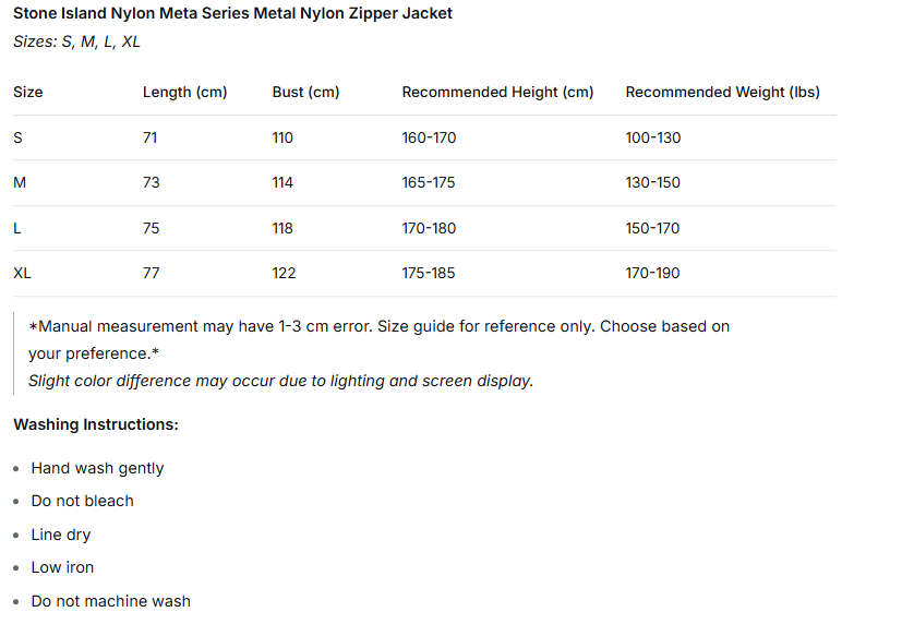 Stone Island Nylon Meta Zipper Jacket