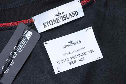 Stone Island SS25 Year of the Snake Limited Edition Embroidery T-shirts