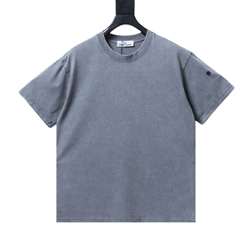 Stone Island Summer New Arrival Distressed Wash T-shirts