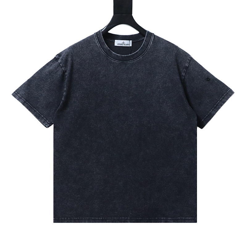 Stone Island Summer New Arrival Distressed Wash T-shirts
