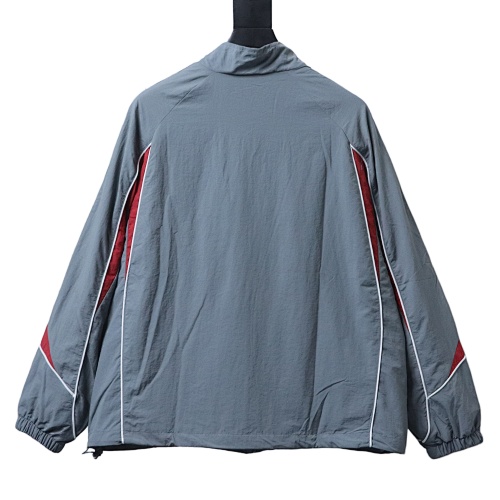 Supreme 25FW Contrast Piping Track Jacket Grey