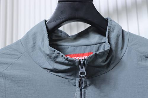 Supreme 25FW Contrast Piping Track Jacket Grey