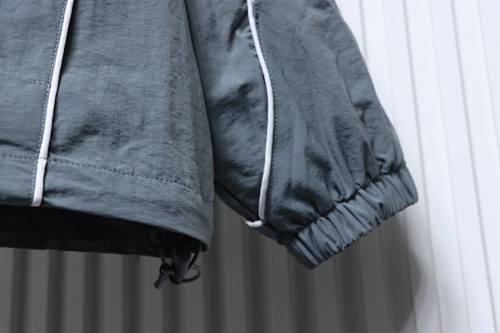 Supreme 25FW Contrast Piping Track Jacket Grey