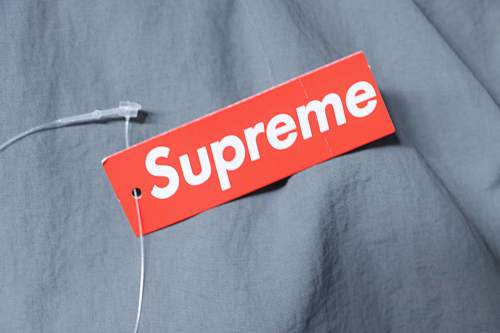 Supreme 25FW Contrast Piping Track Jacket Grey