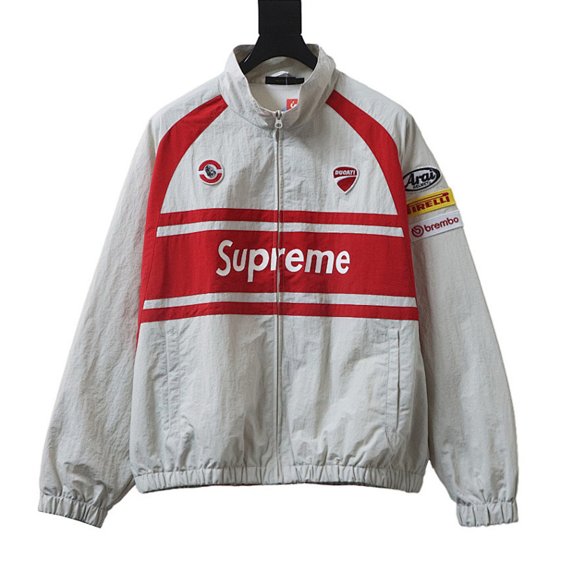 Supreme Ducati Collaboration SS24 Jacket White