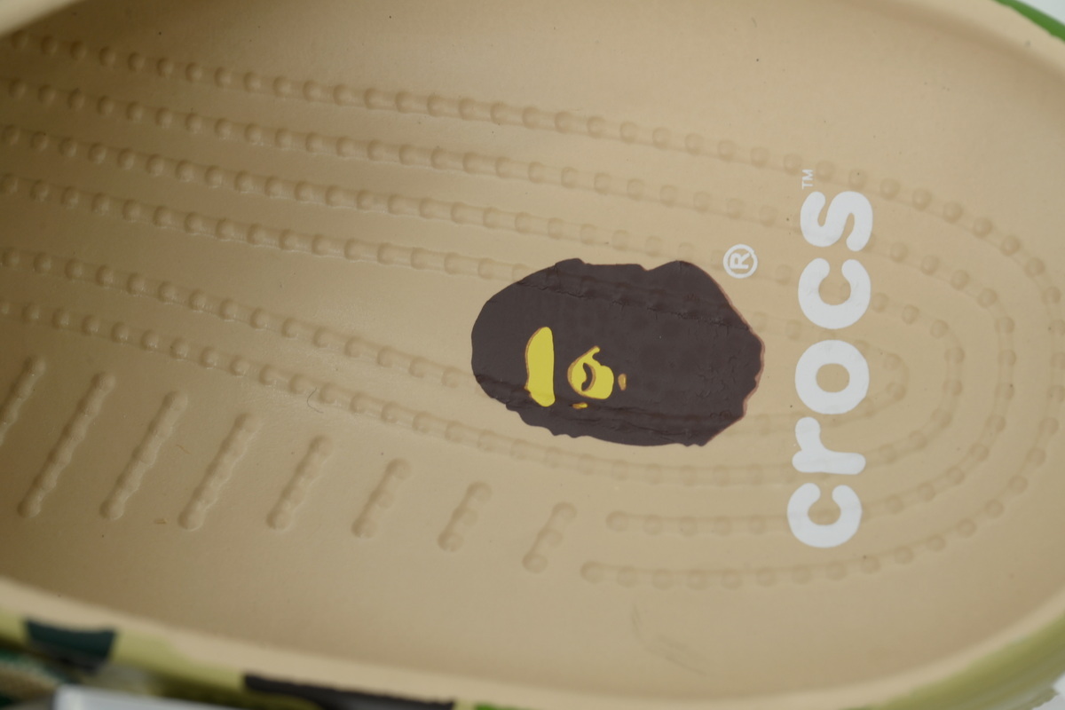 Crocs Classic Clog A Bathing Ape ABC Camo Green PB 250613