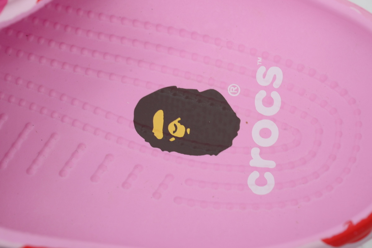 Crocs Classic Clog A Bathing Ape ABC Camo Pink PB 250613