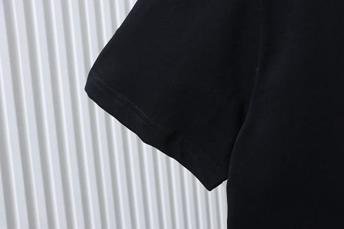 Moncler 26ss Short-Sleeve T-Shirt with Lettering Print on the Collar Black