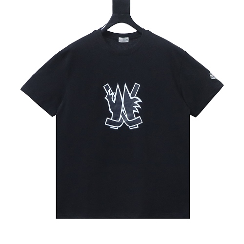 Moncler 26SS Limited Edition Graffiti Short-Sleeve T-Shirt Black