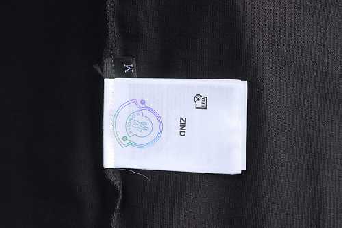 Moncler 26SS Three-Color Embroidered Small Logo T-Shirt Black