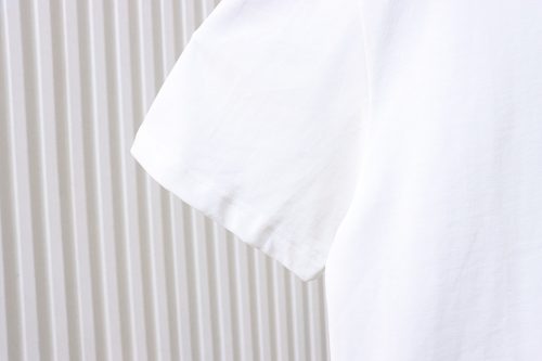 Moncler 26SS Three-Color Embroidered Small Logo T-Shirt White