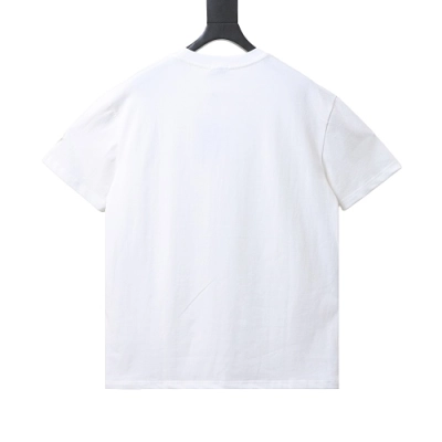 Moncler 26SS Three-Color Embroidered Small Logo T-Shirt White 02