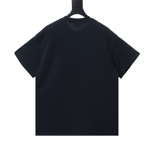 Moncler Terry Embroidery T-Shirt Black