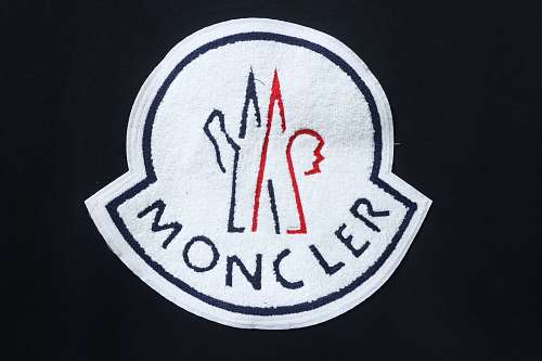 Moncler Terry Embroidery T-Shirt Black