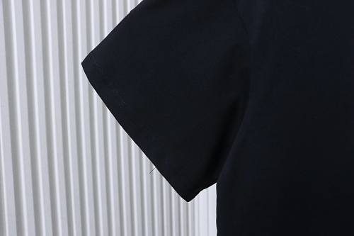 Moncler Terry Embroidery T-Shirt Black