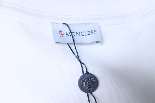 Moncler Terry Embroidery T-Shirt White