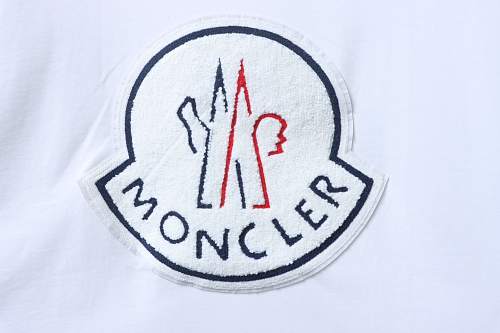 Moncler Terry Embroidery T-Shirt White