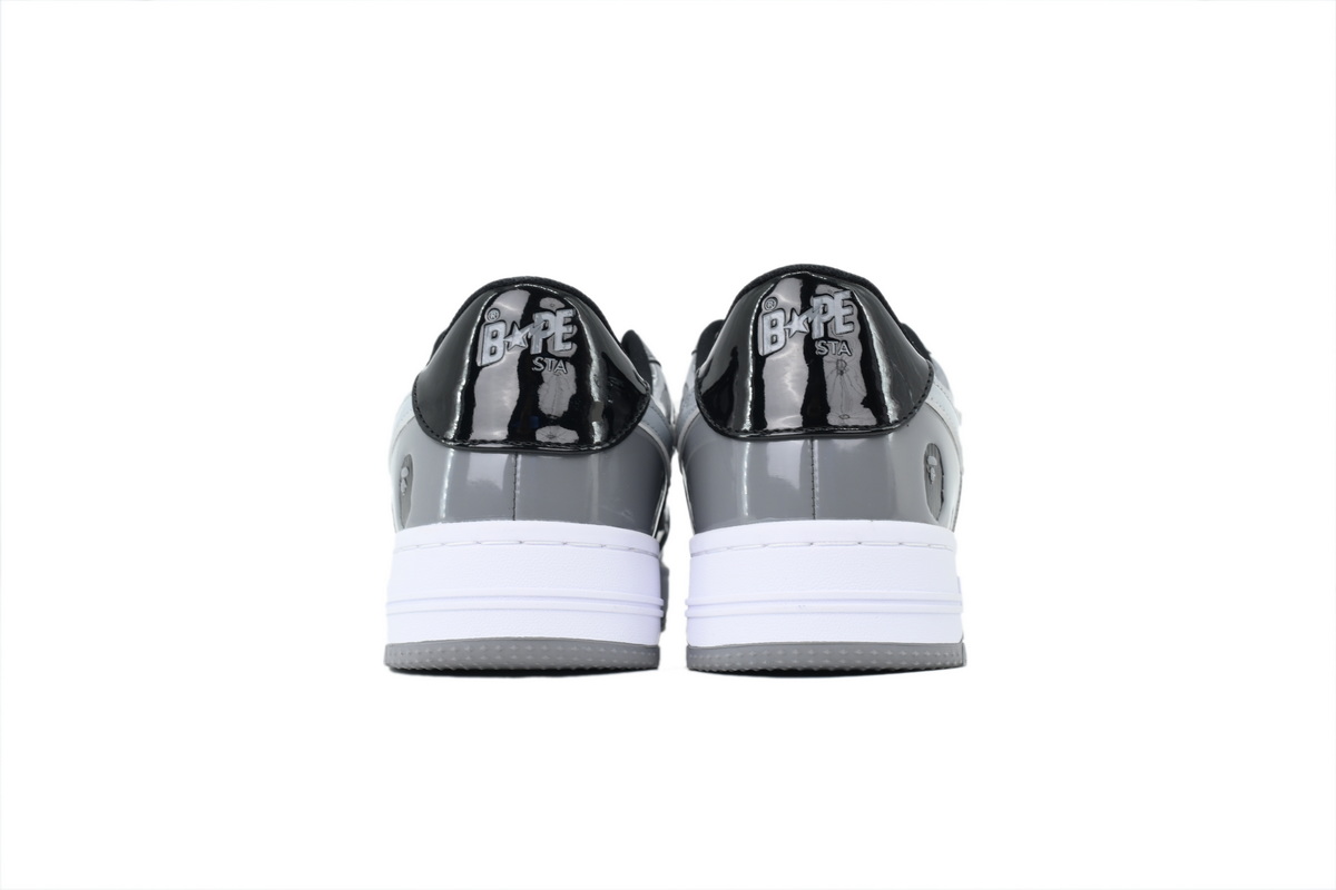 A BATHING APE Carbon Ash Black And White OXZ-SHM19-13030