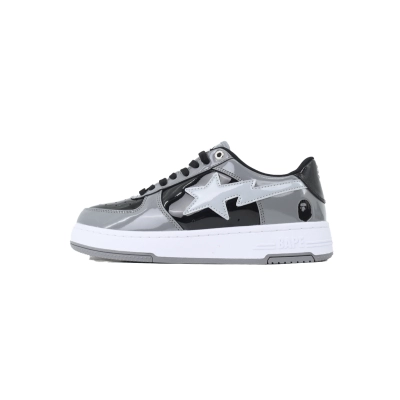A BATHING APE Carbon Ash Black And White OXZ-SHM19-13030 01