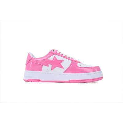 A BATHING APE Peach Red/ White OXZ-SHMX30-491P 02