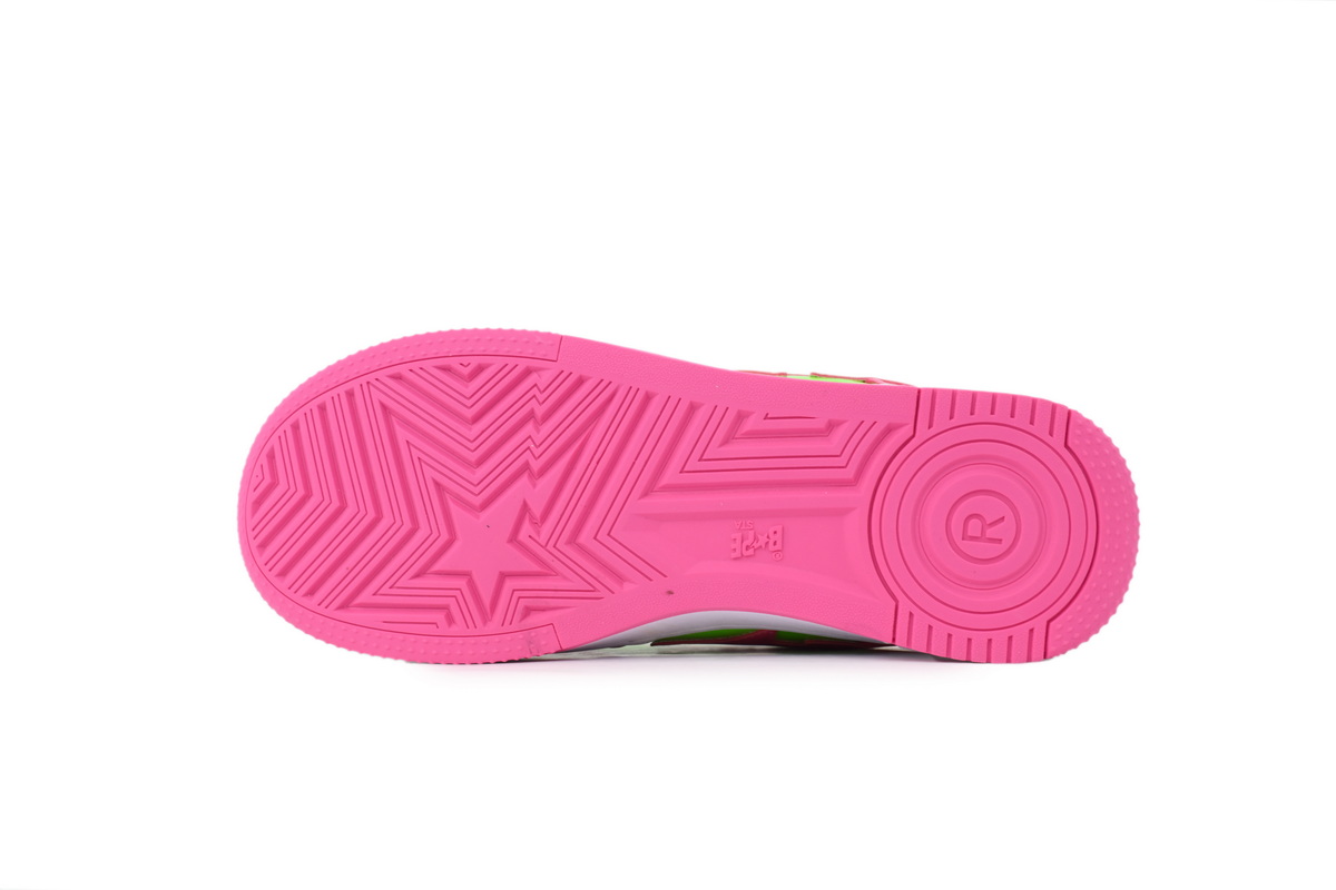 A BATHING APE Peach Red Green OXZ-SHM19-13030