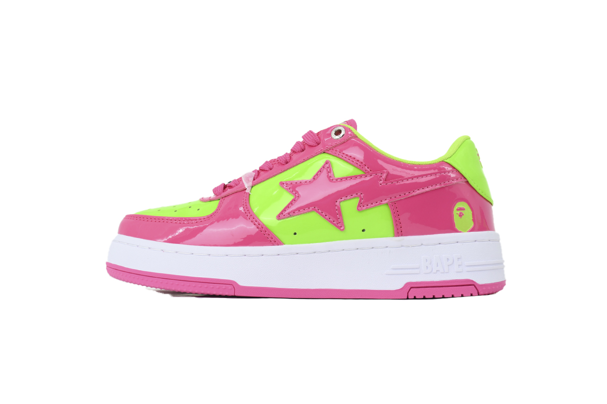 A BATHING APE Peach Red Green OXZ-SHM19-13030