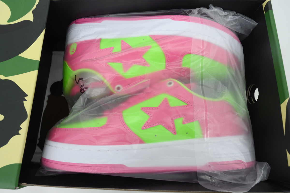 A BATHING APE Peach Red Green OXZ-SHM19-13030