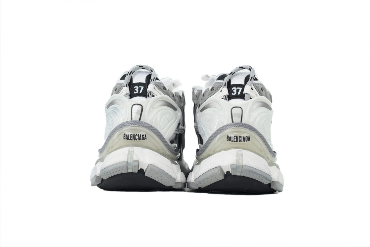 Balenciaga Runner Grey And Red7 LED 853223 WRNLD 9012
