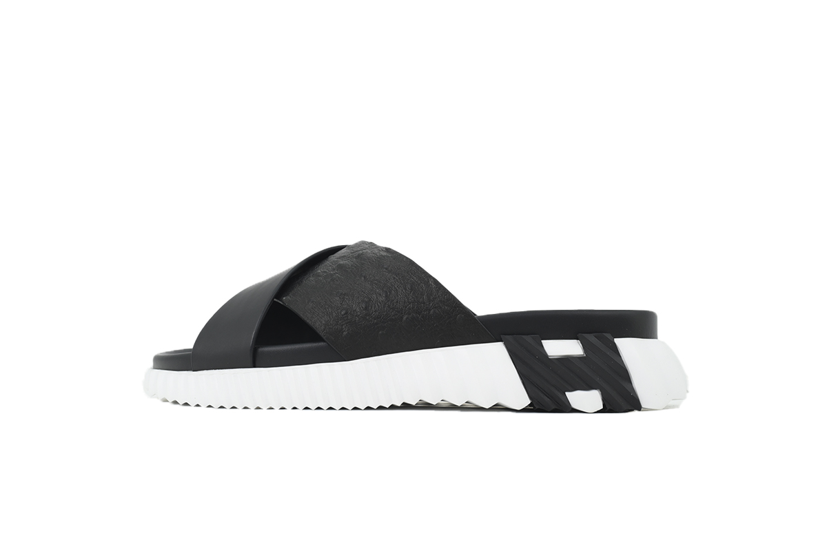 Hermes Infra Sandals 'Black' 