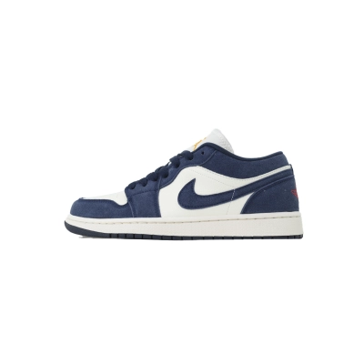 LJR Batch Air Jordan 1 Low SE 'Obsidian University Gold' IO7448-400 01