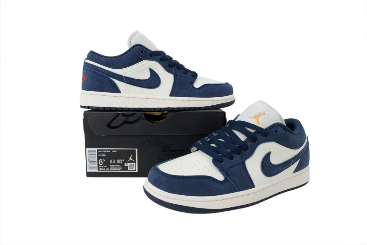 LJR Batch Air Jordan 1 Low SE 'Obsidian University Gold' IO7448-400