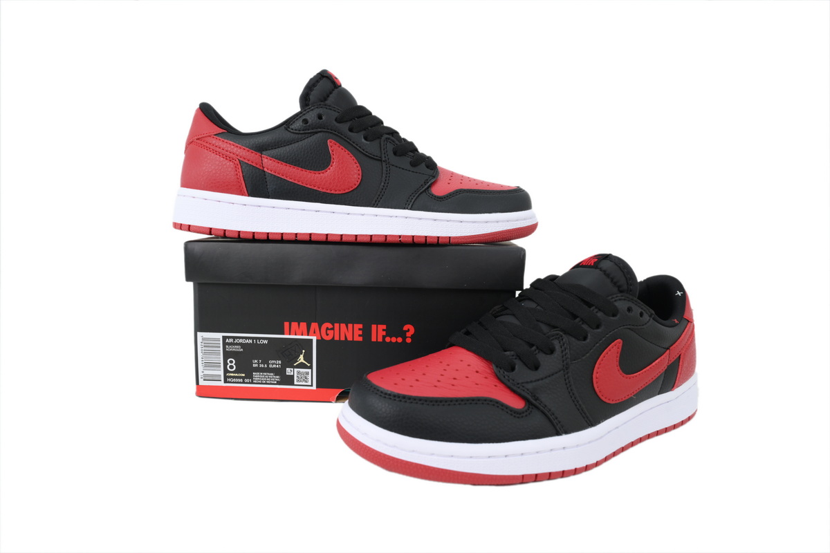 LJR Batch Air Jordan 1 Retro Low OG 'Banned' HQ6998-001