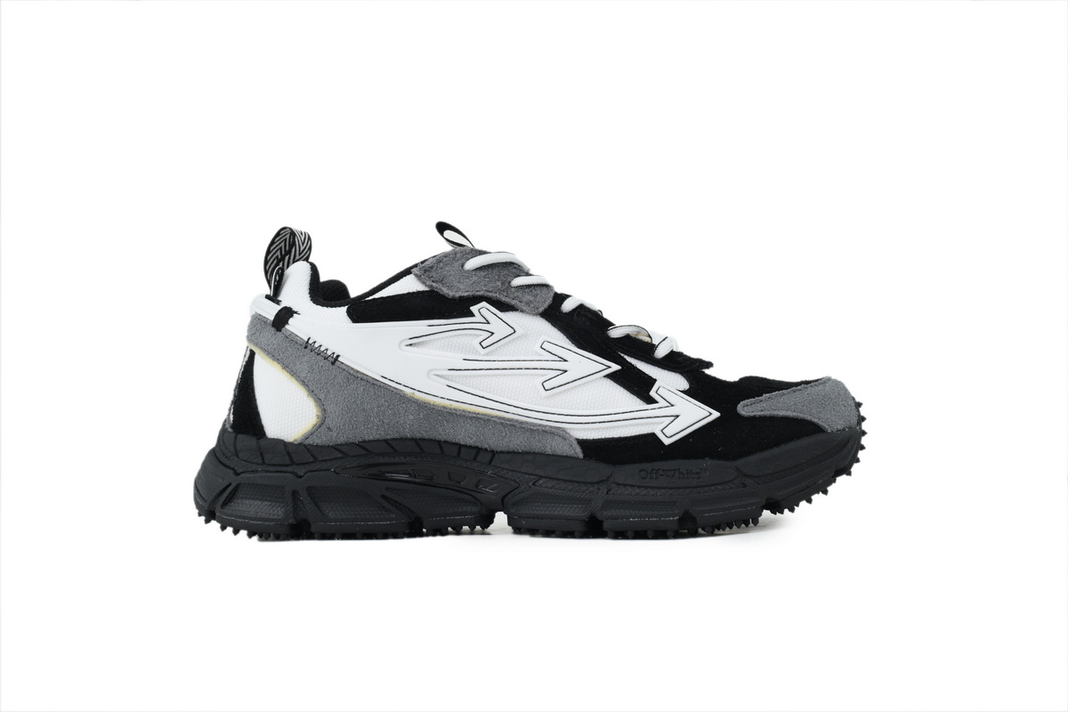 Off White Be Right Back Sneakers Black And White OMIA295S 26LEA00 10110