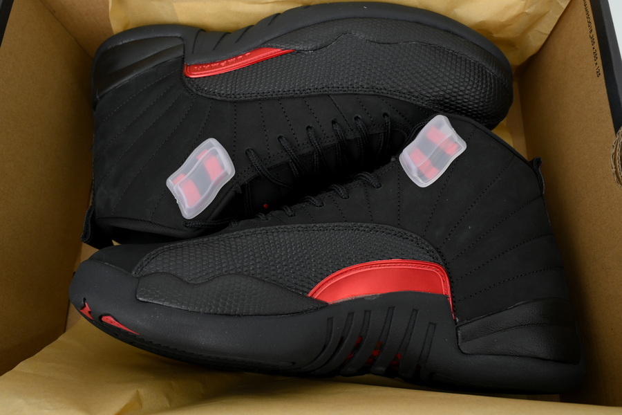 PK God Batch Air Jordan 12 Retro New Black Red CT8013-001