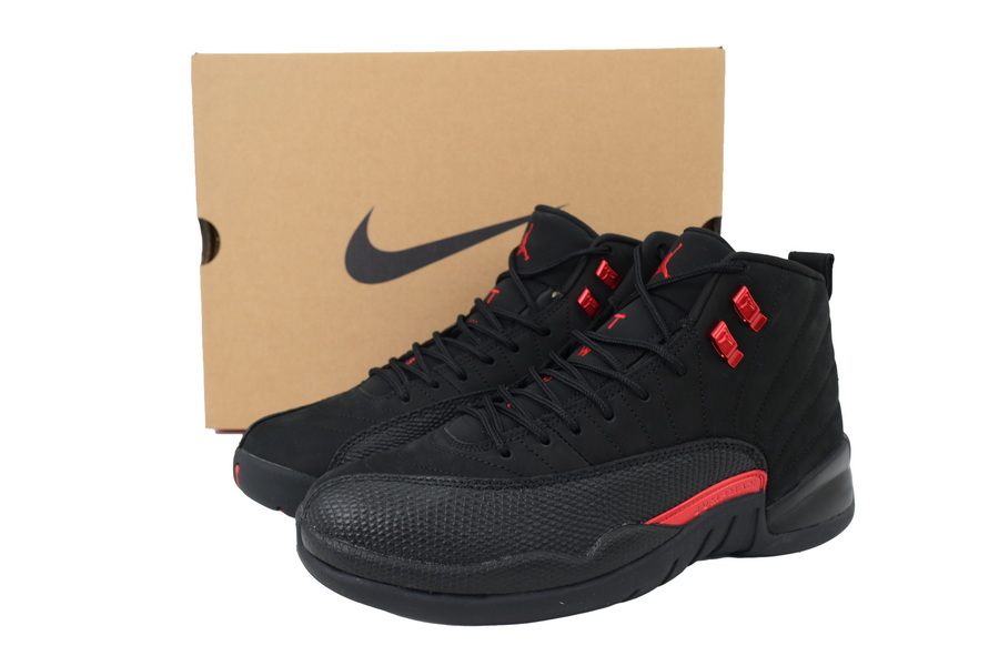 PK God Batch Air Jordan 12 Retro New Black Red CT8013-001