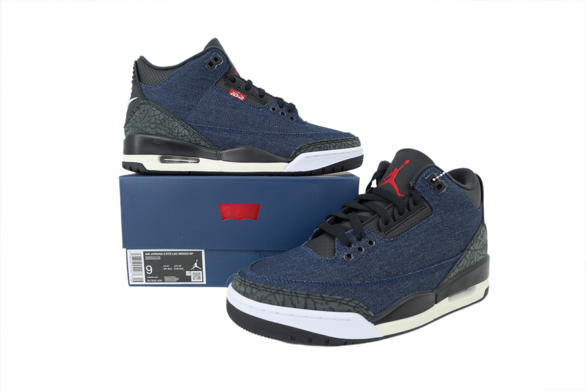 PK God Batch Levi's x Air Jordan 3 Retro SP 'Denim Blue' IH7959-400