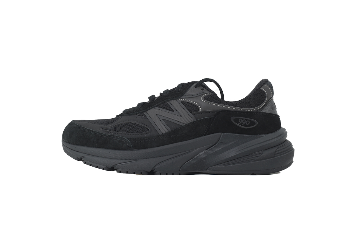 PK God Batch New Balance 990v6 Made in USA 'Triple Black' U990BB6