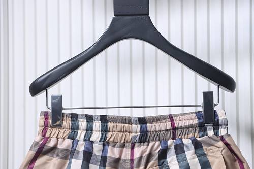 Burberry 22SS Checkered Stretch Drawstring Shorts
