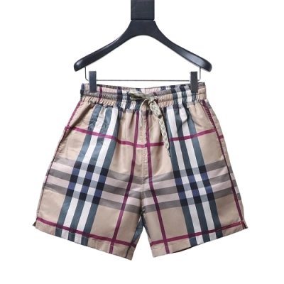 Burberry 22SS Checkered Stretch Drawstring Shorts 01
