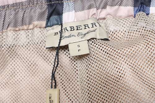 Burberry 22SS Checkered Stretch Drawstring Shorts