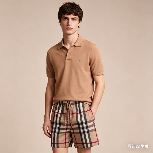 Burberry 22SS Checkered Stretch Drawstring Shorts