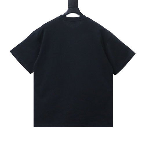 Burberry 25ss Color Block Equestrian Embroidered Short-Sleeve T-Shirt