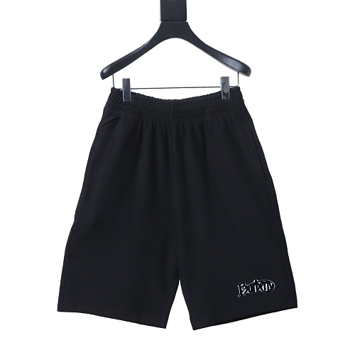 Burberry 25ss Cursive Letter Flocked Logo Shorts