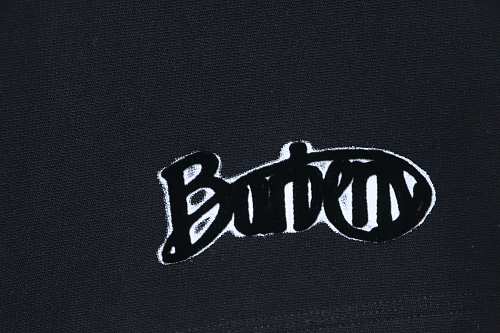 Burberry 25ss Cursive Letter Flocked Logo Shorts