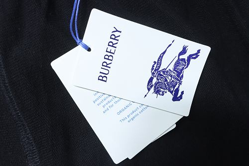 Burberry 25ss Cursive Letter Flocked Logo Shorts